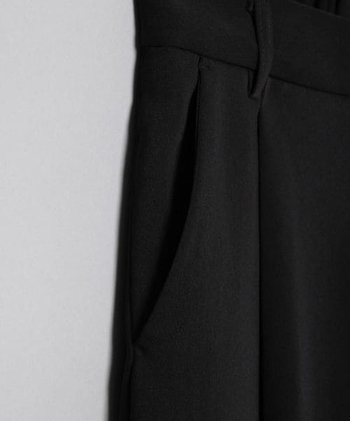 JEANASIS(ジーナシス)の「9LENGTHワイドパンツ(パンツ・オフホワイト()/ブラック()/ライトグレー()/ピンク()・FREE)」の7枚目の写真