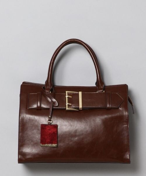 JEANASIS（ジーナシス）の「ベルトスクエアトート（バッグ・ブラック()/ブラウン()/ネイビー()・FREE）」の2枚目の写真