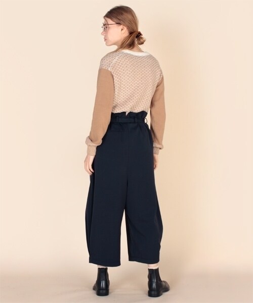 RNA-N（アールエヌエーエヌ）の「＜予約＞ロークロッチツイルルーズパンツ（パンツ・レディース・ベージュ/ネイビー/杢グレー・M）」の13枚目の写真