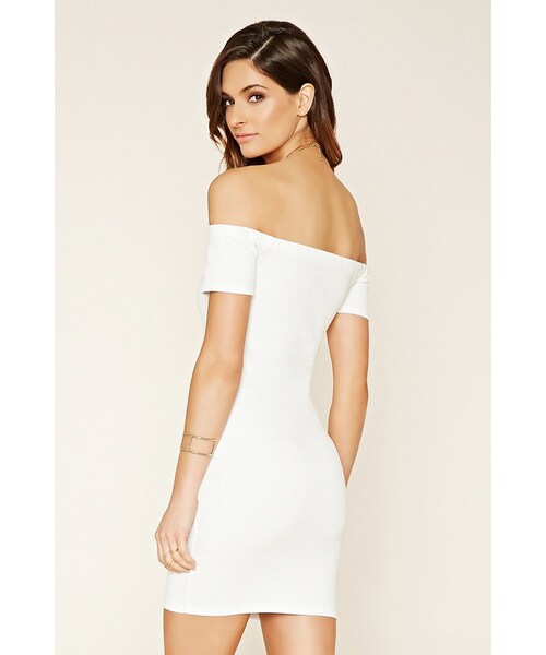 FOREVER 21(フォーエバー トゥエンティーワン)の「FOREVER 21 Contemporary Bodycon Dress(ワンピース・レディース・Black/White/Yellow・L/XL)」の15枚目の写真