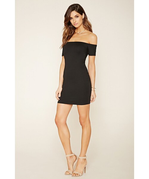 FOREVER 21(フォーエバー トゥエンティーワン)の「FOREVER 21 Contemporary Bodycon Dress(ワンピース・レディース・Black/White/Yellow・L/XL)」の5枚目の写真