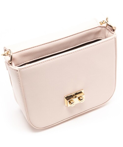 FOREVER 21(フォーエバー トゥエンティーワン)の「FOREVER 21 Chain Faux Leather Crossbody(ショルダーバッグ・レディース・Black/Pink・ONE SIZE)」の10枚目の写真