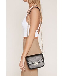 FOREVER 21 | FOREVER 21 Chain Faux Leather Crossbody(ショルダーバッグ)