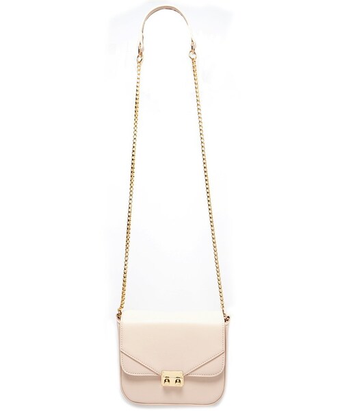 FOREVER 21(フォーエバー トゥエンティーワン)の「FOREVER 21 Chain Faux Leather Crossbody(ショルダーバッグ・レディース・Black/Pink・ONE SIZE)」の7枚目の写真