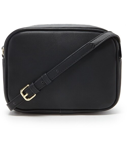 FOREVER 21（フォーエバー トゥエンティーワン）の「FOREVER 21 Faux Leather Crossbody（ショルダーバッグ・レディース・Black/White/Red・ONE SIZE）」の4枚目の写真
