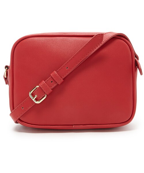 FOREVER 21（フォーエバー トゥエンティーワン）の「FOREVER 21 Faux Leather Crossbody（ショルダーバッグ・レディース・Black/White/Red・ONE SIZE）」の15枚目の写真