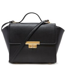 FOREVER 21 | FOREVER 21 Faux Leather Trapeze Satchel(ショルダーバッグ)