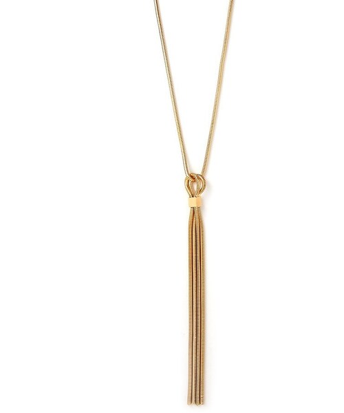 FOREVER 21（フォーエバー トゥエンティーワン）の「FOREVER 21 Lariat Longline Necklace（ネックレス・レディース・Gold・ONE SIZE）」の4枚目の写真