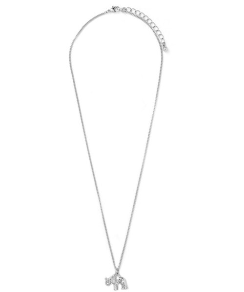 FOREVER 21（フォーエバー トゥエンティーワン）の「FOREVER 21 Elephant Charm Necklace（ネックレス・レディース・Gold/Silver・ONE SIZE）」の7枚目の写真
