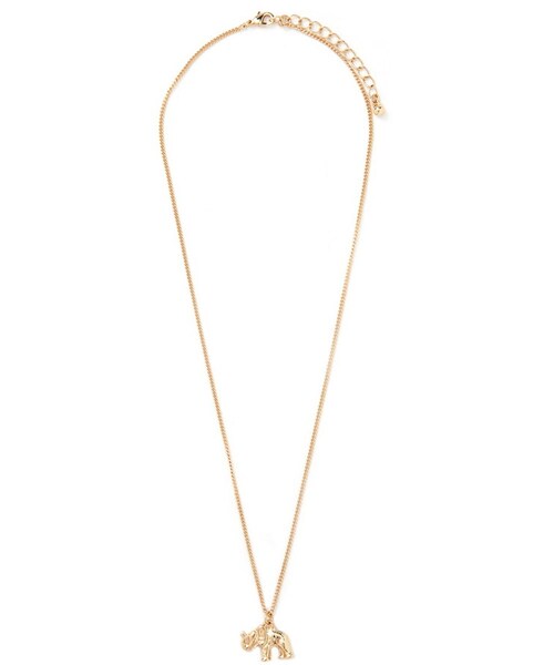 FOREVER 21（フォーエバー トゥエンティーワン）の「FOREVER 21 Elephant Charm Necklace（ネックレス・レディース・Gold/Silver・ONE SIZE）」の8枚目の写真