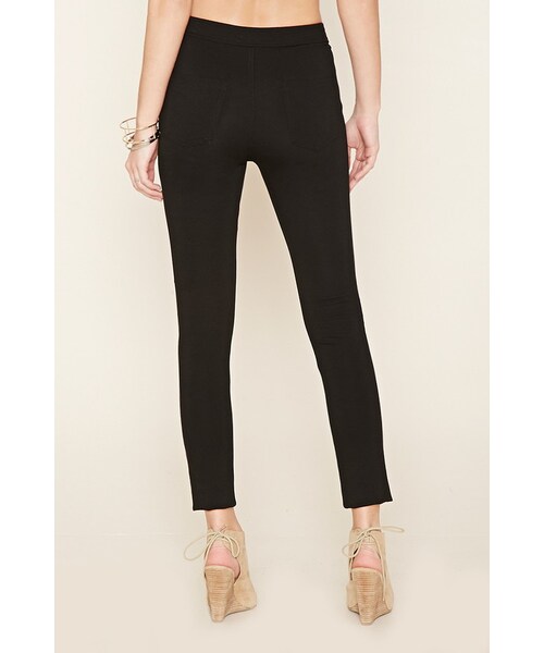 FOREVER 21（フォーエバー トゥエンティーワン）の「FOREVER 21 Flat-Front Skinny Pants（その他パンツ・レディース・Black/Brown・M/L）」の8枚目の写真