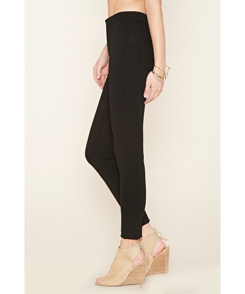 FOREVER 21（フォーエバー トゥエンティーワン）の「FOREVER 21 Flat-Front Skinny Pants（その他パンツ・レディース・Black/Brown・M/L）」の6枚目の写真