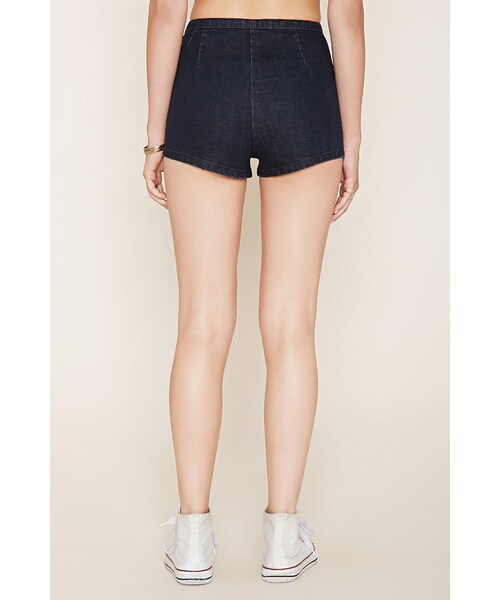 FOREVER 21（フォーエバー トゥエンティーワン）の「FOREVER 21 Denim Shorts（その他パンツ・レディース・Blue・24/25/26/27/28/29/30/31）」の6枚目の写真