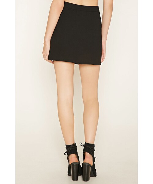 FOREVER 21(フォーエバー トゥエンティーワン)の「FOREVER 21 Mini Wrap Skirt(スカート・レディース・Black/Green/Brown・S/M/L)」の8枚目の写真