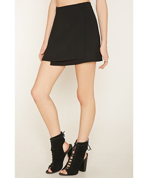FOREVER 21(フォーエバー トゥエンティーワン)の「FOREVER 21 Mini Wrap Skirt(スカート・レディース・Black/Green/Brown・S/M/L)」の11枚目の写真