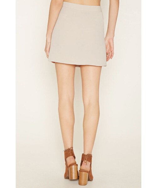 FOREVER 21(フォーエバー トゥエンティーワン)の「FOREVER 21 Mini Wrap Skirt(スカート・レディース・Black/Green/Brown・S/M/L)」の12枚目の写真