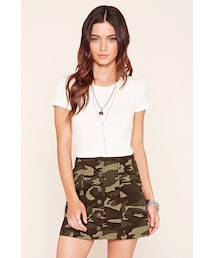 FOREVER 21 | FOREVER 21 Camo Print Mini Skirt(スカート)