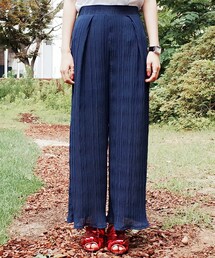 DHOLIC | ウエストゴムリンクルワイドパンツ(その他パンツ)