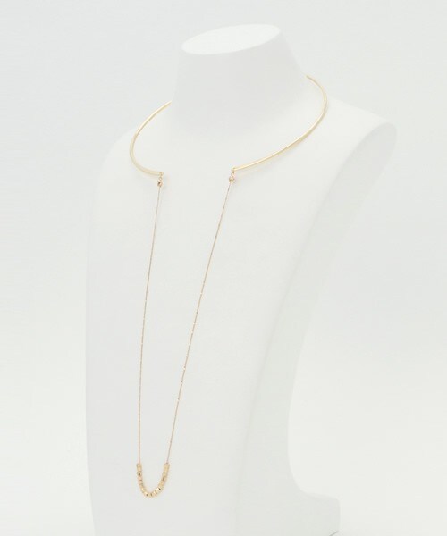 archives（アルシーヴ）の「ビーズメタルチョーカー（ネックレス・レディース・ゴールド・MEDIUM）」の4枚目の写真