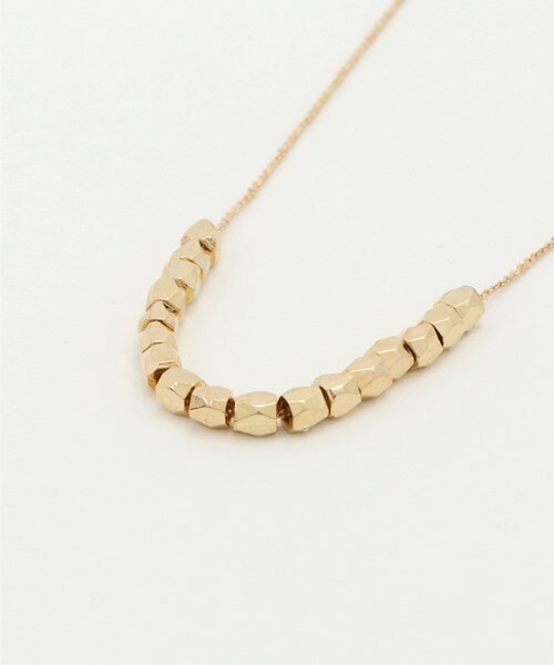 archives（アルシーヴ）の「ビーズメタルチョーカー（ネックレス・レディース・ゴールド・MEDIUM）」の2枚目の写真