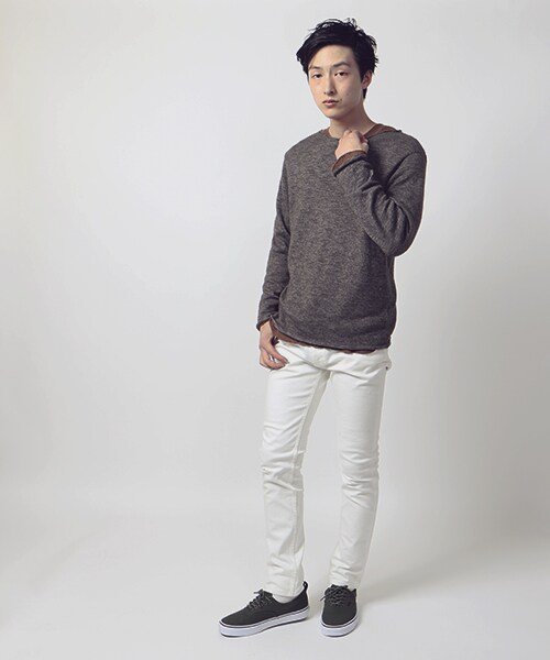 FREAK'S STORE（フリークスストア）の「[送料無料]予約商品 T/Cスラブ天竺ロールネックプルオーバー（トップス・メンズ・チャコールグレー/ブラウン/オリーブ・M/L）」の10枚目の写真