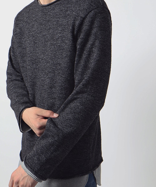 FREAK'S STORE（フリークスストア）の「[送料無料]予約商品 T/Cスラブ天竺ロールネックプルオーバー（トップス・メンズ・チャコールグレー/ブラウン/オリーブ・M/L）」の8枚目の写真