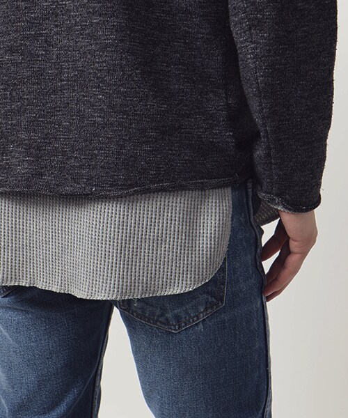 FREAK'S STORE（フリークスストア）の「[送料無料]予約商品 T/Cスラブ天竺ロールネックプルオーバー（トップス・メンズ・チャコールグレー/ブラウン/オリーブ・M/L）」の6枚目の写真