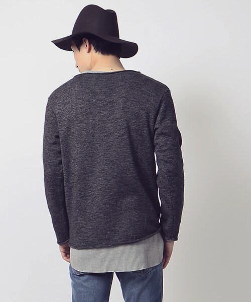 FREAK'S STORE（フリークスストア）の「[送料無料]予約商品 T/Cスラブ天竺ロールネックプルオーバー（トップス・メンズ・チャコールグレー/ブラウン/オリーブ・M/L）」の5枚目の写真