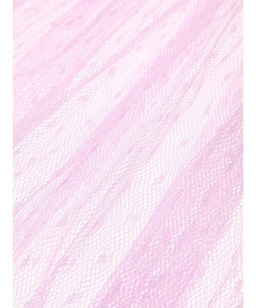 w closet（ダブルクローゼット）の「ドットチュールワンピース×Tシャツセット（ワンピース/ドレス・レディース・オフホワイト/ピンク/ボルドー オンライン先行カラー/ブラック・FREE）」の12枚目の写真