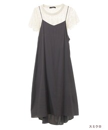 w closet | レースインナー×キャミワンピセット(ワンピース/ドレス)