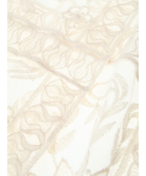 w closet（ダブルクローゼット）の「総刺繍チュールガウン（トップス・レディース・エクリュ/ブラック・FREE）」の9枚目の写真