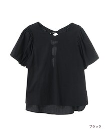 w closet | リボン付きバルーンスリーブプルオーバー(トップス)