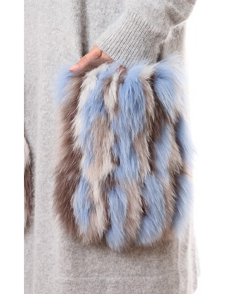 GRACE CONTINENTAL（グレースコンチネンタル）の「FOXファーポケット  