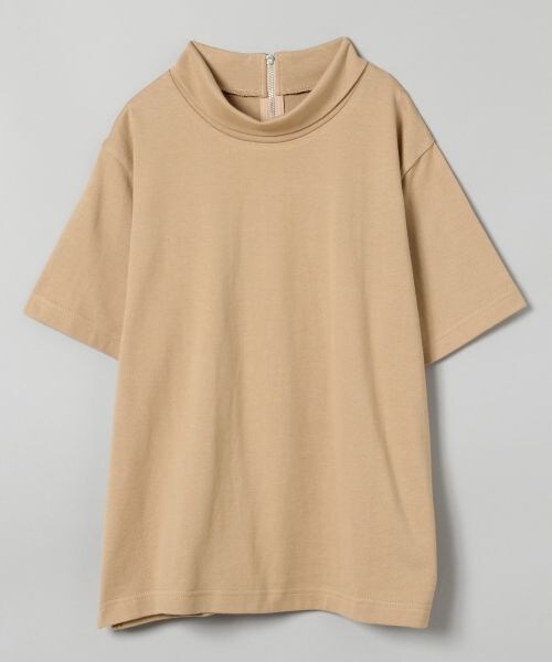 JEANASIS(ジーナシス)の「ロールネックTEE(トップス・ホワイト()/ブラック()/杢グレー()/ベージュ()・FREE)」の4枚目の写真