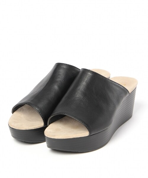 LOWRYS FARM（ローリーズファーム）の「★WEB先行予約アイテム★ミュール（シューズ・ブラック/オレンジ/ベージュ・M/L）」の4枚目の写真