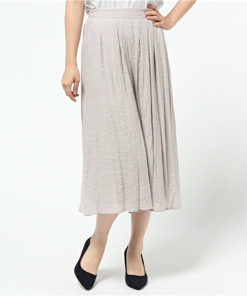 actuel（アクチュエル）の「RTスラブスカンツ（その他パンツ・レディース・グレー/ネイビー/ピンクベージュ・FREE）」の2枚目の写真