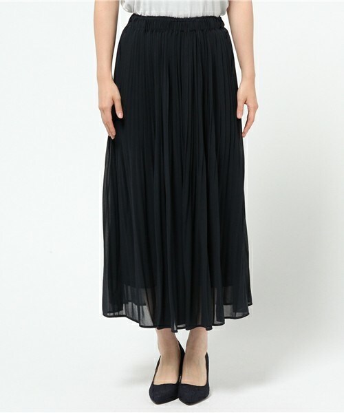 actuel(アクチュエル)の「消しプリーツスカンツ(その他パンツ・レディース・グレー/ネイビー/ピンクベージュ・FREE)」の4枚目の写真