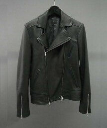 ato 　アトウ　 アンゴラ混　ライダースジャケット　M ato アトウ アンゴラ混 ライダースジャケット M