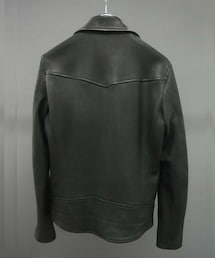 ato 　アトウ　 アンゴラ混　ライダースジャケット　M ato(アトウ)より袖レザーライダースジャケットが入荷致しました