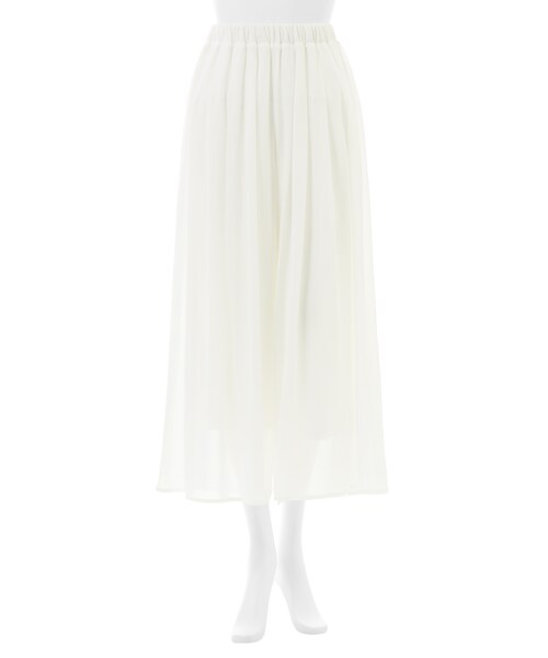 GRL（グレイル）の「ジョーゼットスカンツ（その他パンツ・レディース・グレー/オフホワイト・M）」の2枚目の写真