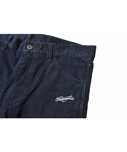 NineMicrophones（ナインマイクロフォンズ）の「PAINTER PANTS（パンツ・メンズ・BLACK/INDIGO/STRIPE・S/M/L/XL）」の8枚目の写真