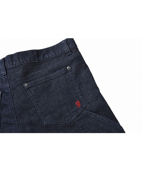 NineMicrophones（ナインマイクロフォンズ）の「PAINTER PANTS（パンツ・メンズ・BLACK/INDIGO/STRIPE・S/M/L/XL）」の9枚目の写真