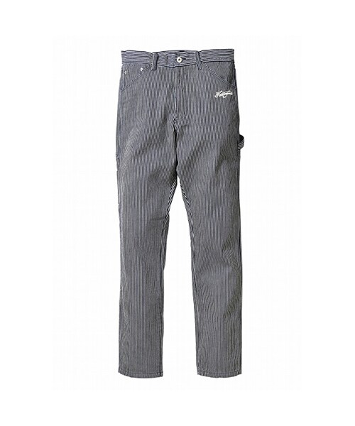 NineMicrophones（ナインマイクロフォンズ）の「PAINTER PANTS（パンツ・メンズ・BLACK/INDIGO/STRIPE・S/M/L/XL）」の6枚目の写真
