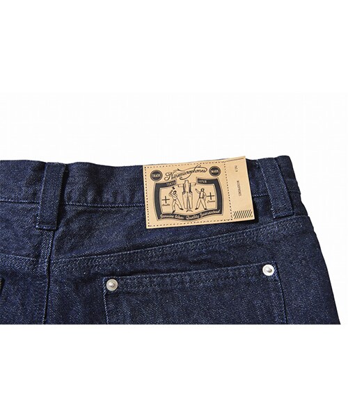 NineMicrophones（ナインマイクロフォンズ）の「PAINTER PANTS（パンツ・メンズ・BLACK/INDIGO/STRIPE・S/M/L/XL）」の7枚目の写真