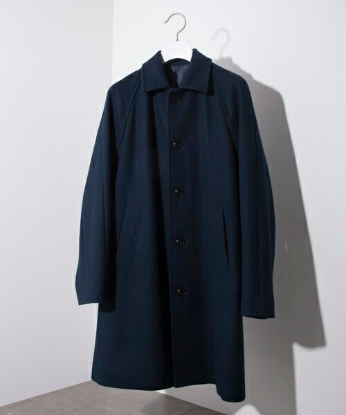 STUDIOUS（ステュディオス）の「SUPER100S メルトンステンカラーコート