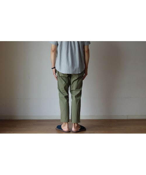 FOB FACTORY(エフオービーファクトリー)の「【2016夏の新作】F.O.B FACTORY エフオービーファクトリー F0403 CARLO ARMY TROUSERS カルロアーミートラウザー O.D オリーブドラブ(その他パンツ・メンズ・その他)」の2枚目の写真