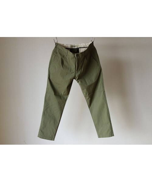 FOB FACTORY(エフオービーファクトリー)の「【2016夏の新作】F.O.B FACTORY エフオービーファクトリー F0403 CARLO ARMY TROUSERS カルロアーミートラウザー O.D オリーブドラブ(その他パンツ・メンズ・その他)」の6枚目の写真