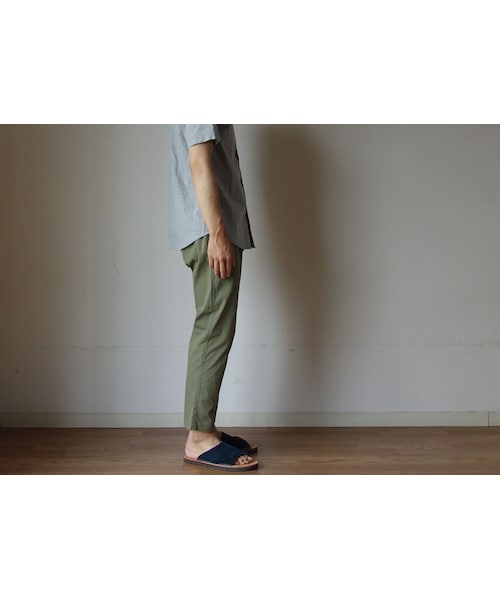 FOB FACTORY(エフオービーファクトリー)の「【2016夏の新作】F.O.B FACTORY エフオービーファクトリー F0403 CARLO ARMY TROUSERS カルロアーミートラウザー O.D オリーブドラブ(その他パンツ・メンズ・その他)」の4枚目の写真