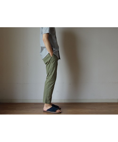 FOB FACTORY(エフオービーファクトリー)の「【2016夏の新作】F.O.B FACTORY エフオービーファクトリー F0403 CARLO ARMY TROUSERS カルロアーミートラウザー O.D オリーブドラブ(その他パンツ・メンズ・その他)」の3枚目の写真