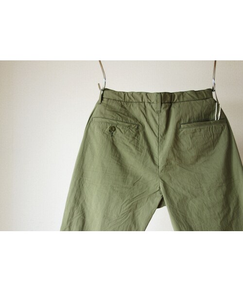 FOB FACTORY(エフオービーファクトリー)の「【2016夏の新作】F.O.B FACTORY エフオービーファクトリー F0403 CARLO ARMY TROUSERS カルロアーミートラウザー O.D オリーブドラブ(その他パンツ・メンズ・その他)」の12枚目の写真